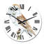 Portrait d'une chouette effraie II - Horloge murale traditionnelle-454805941