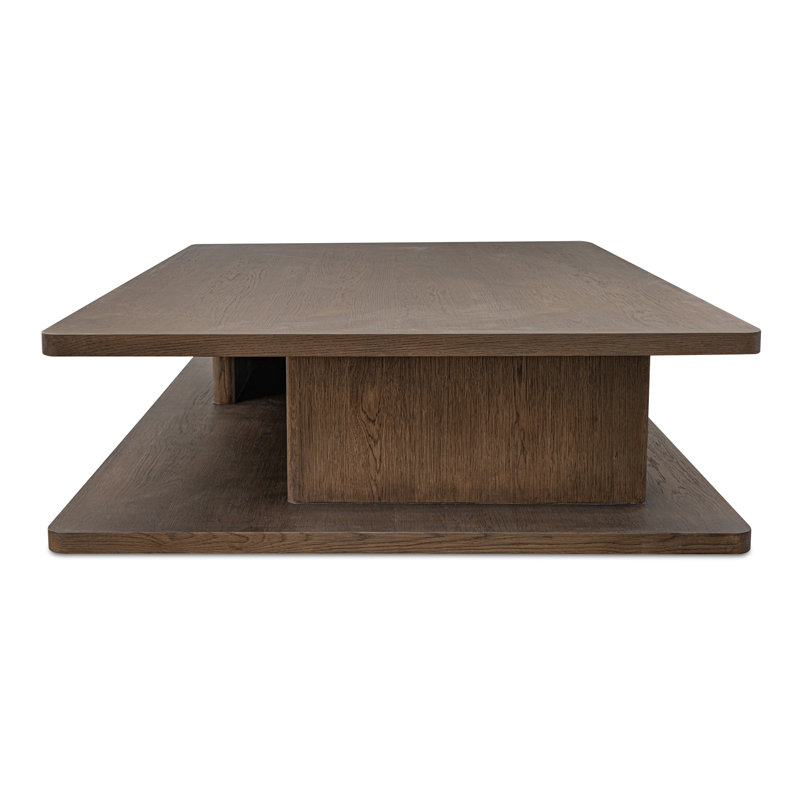 Casey Small Coffee Table Dark Brown, Dark Brown, 16" H x 64" L x 48" W