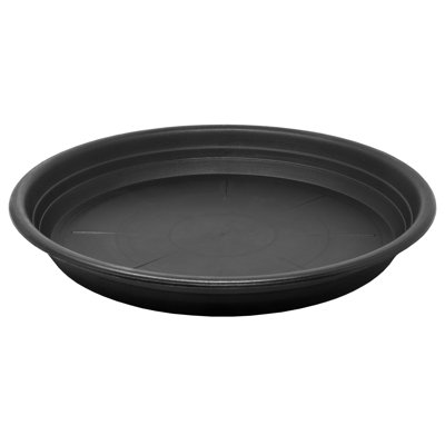  WaterGuard Saucer, Black, 14.5in