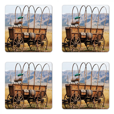 Square 4 Piece Coaster Set