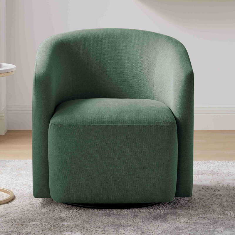 Fauteuil demi-tonneau pivotant 360, Vert