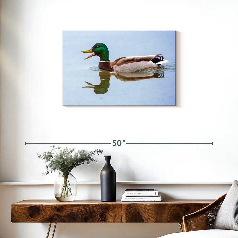 Brampt Floating Mallard Duck, 20" H x 30" W