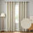 Landolfo Textured Grid 100% Blackout Grommet Curtain Pair (2 panels)-1453565484-1453565462