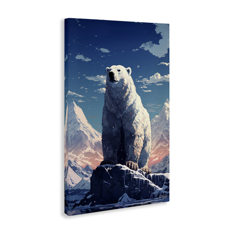 «Snowy Bear» par Roozbeh Bahramali, H 24 po x l 16 po