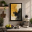 Ink and Gold Japandi - Wrapped Canvas-2108048594-2108048596