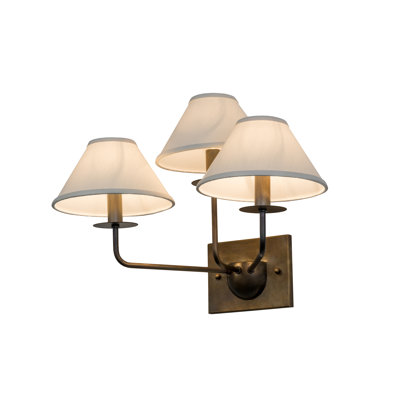 Lampe murale 3 lumières bougie annacostia