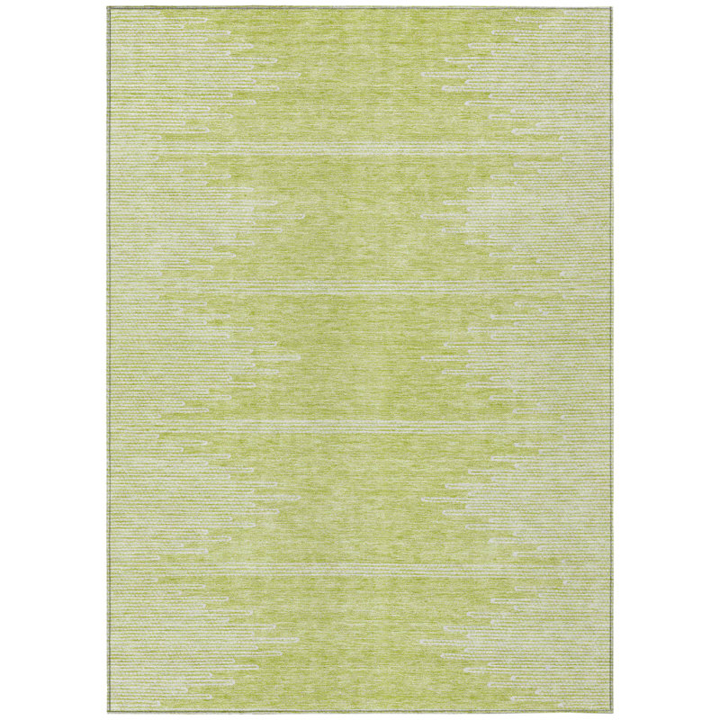Tapis intérieur lavable abstrait ivoire 8 pi x 10 pi