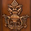 Armoire de coin multifonctionnelle de style américain