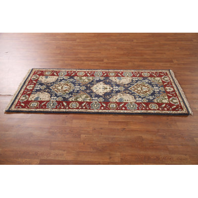 Handmade Traditional  Indian Wool Rug 3x6