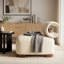 Chaise d'appoint rembourrée avec espace pour animaux de compagnie Sadan-125096627