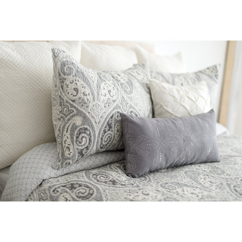 Ensemble de courtepointe réversible Ealy, Double / Grand