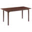 Tarion Rubberwood Dining Table with Wood Base