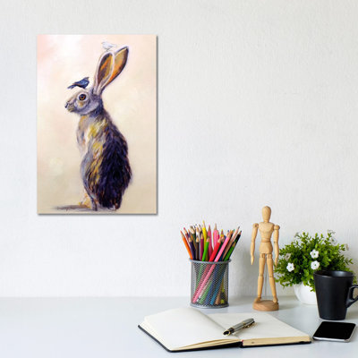Hare Style by Karen Weber - Wrapped Canvas Painting