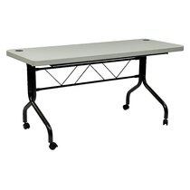 18 Inch Wide 3/4 Laminate Top Seminar Table w/ Off-Set Legs