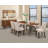 Upholstered Parson Chair in Cream