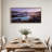 Steamy Turquoise Hot Spring And Snowy Mountain Canvas Wall Art