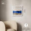 "Méandre", forme I, "Shadowbox", décoration murale minimaliste par Art Remedy, cadre blanc, 17 x 17-385924304-385924310