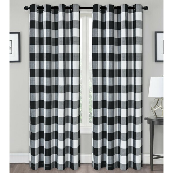 Black And White Plaid Curtains - Foter