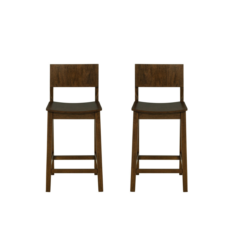 Tabouret de bar 30 po Yalingup, Tabouret de comptoir (siège d'une hauteur de 24 p, Noyer