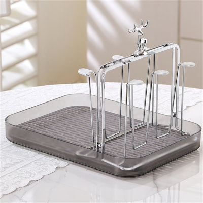 Illy Tabletop Wine Bottle & Glass Rack