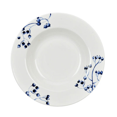 Assiette plate en porcelaine de 8,5 po Darryl, ensemble de 4