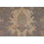 Tapis floral teint à la main Oushak 8 x 10