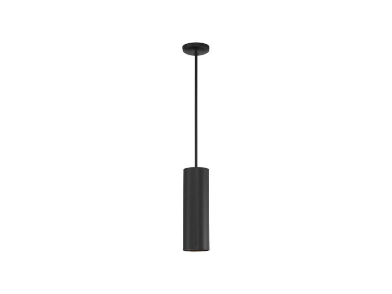 Suspension DEL Koretta 24BE5F01066948B3942FDA089057A4BC - Finition noir mat, H 116,5 po x l 4,75 po x P 4,75 po