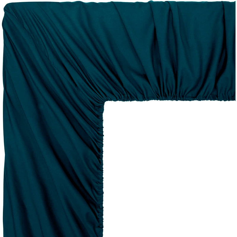 Liam Microfiber 7 Piece Bed in a Bag Comforter Set, King Comforter + 6 Additional Pieces, Teal