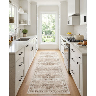 Tapis de couloir antidérapant et antidérapant Boho 2x6