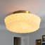 Plafonnier semi-encastré Milk Glass-133205798