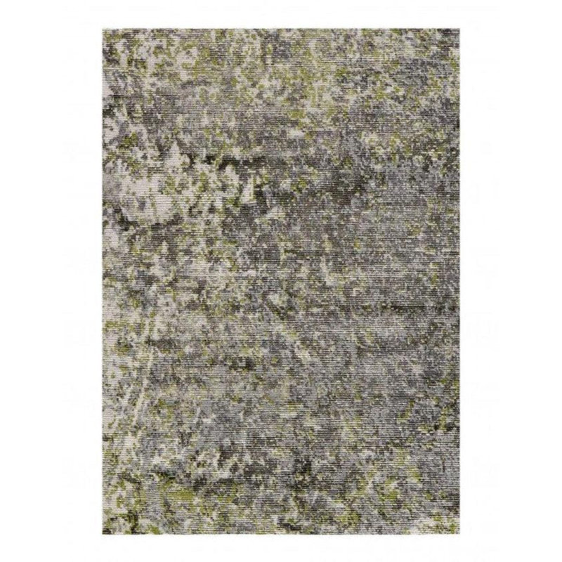 Abstract Area Rug in Gray