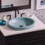 Tolosa Stone Handmade Oval Drop-in Bathroom Sink-113450234