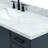 ARIEL Kelly 61 Single Sink Bathroom Vanity with Italian Carrara Marble Top-99405147