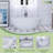61 Inch Small Size Artificial Stone Solid Surface Freestanding Bathtub