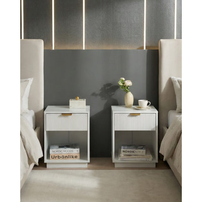 40cm W Bedside Table