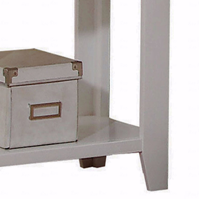 Table de chevet avec tablette inférieure