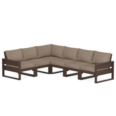 TREX Outdoors Eastport 5 - Person Outdoor Seating Group with Cushions