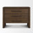 Belford 3-Drawer Light Brown Oak Wood Closed Nightstand-1906493728