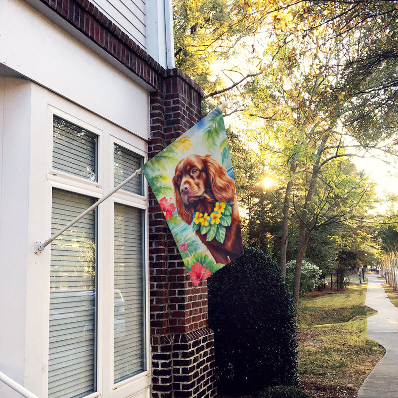 Double Sided 40'' H x 28'' W Polyester Animal House Flag