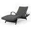 Fauteuil en osier avec accoudoirs Salem