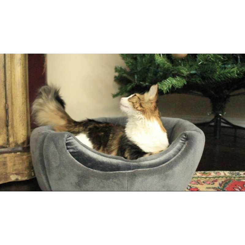 Kingsteignt Faux Fur Pet Bed