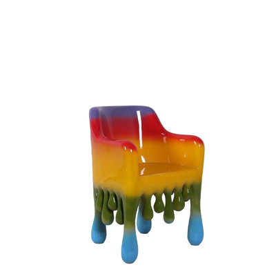 Melting Chair Dripping Statue