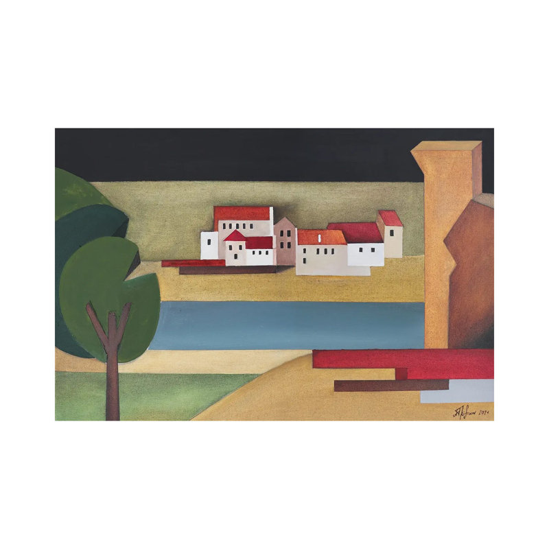 On The Edge Of The World by Alexander Trifonov - Wrapped Canvas Print, 20.32cm H x 30.48cm W