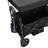Wagon Stroller for 2 Kids, Push Pull Quad Collapsible Stroller with Adjustable Handle, Encircling Harness Removable Canopy, 4 Wheels with Brakes, Mutifunction Tandem Stroller for Camping Black