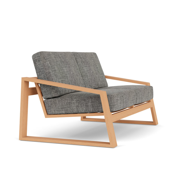 Pursuit Outdoor 2 - Seat Loveseat, Black Sand
