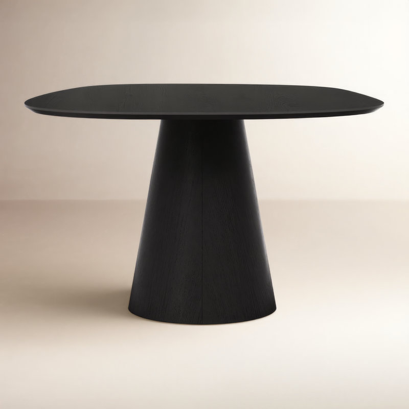 Ena Dining Table, Black