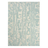 Hand Tufted Wool Abstract Area Rug in Pearl