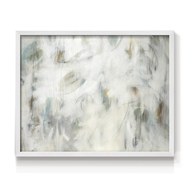 Joie de Vivre - reproduction encadrée, H 22 po x l 28 po, Blanc