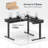 L Shaped Standing Desk With Drawers, Shelf, Adjustable Gaming Table For Home, Office, Gamer-320722746-320722727