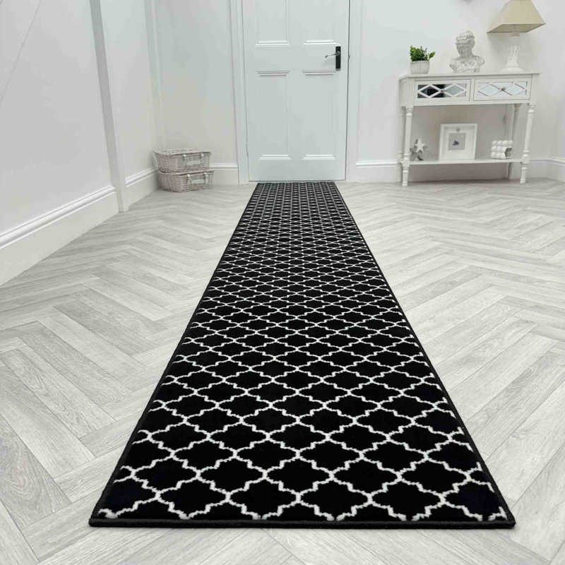 Runner Geometric Area Rug, Runner 60 x 240 cm